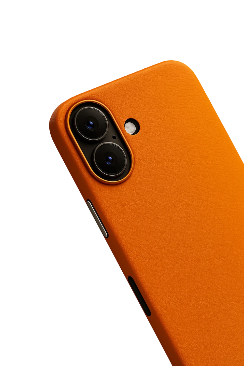 MonoCase Iphone 17 Turuncu Manyetik Özellikli Deri Kılıf 