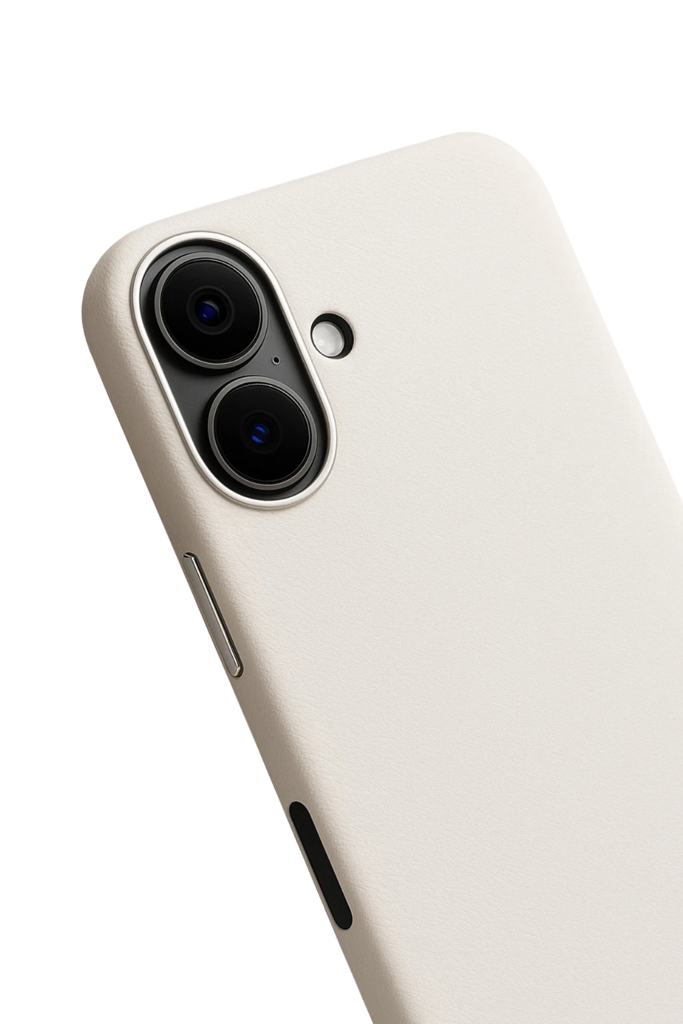 MonoCase Iphone 17 Beyaz Manyetik Özellikli Deri Kılıf 