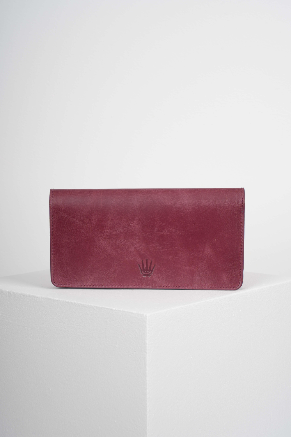 SAMUEL BURGUNDY GENUINE LEATHER PHONE WALLET