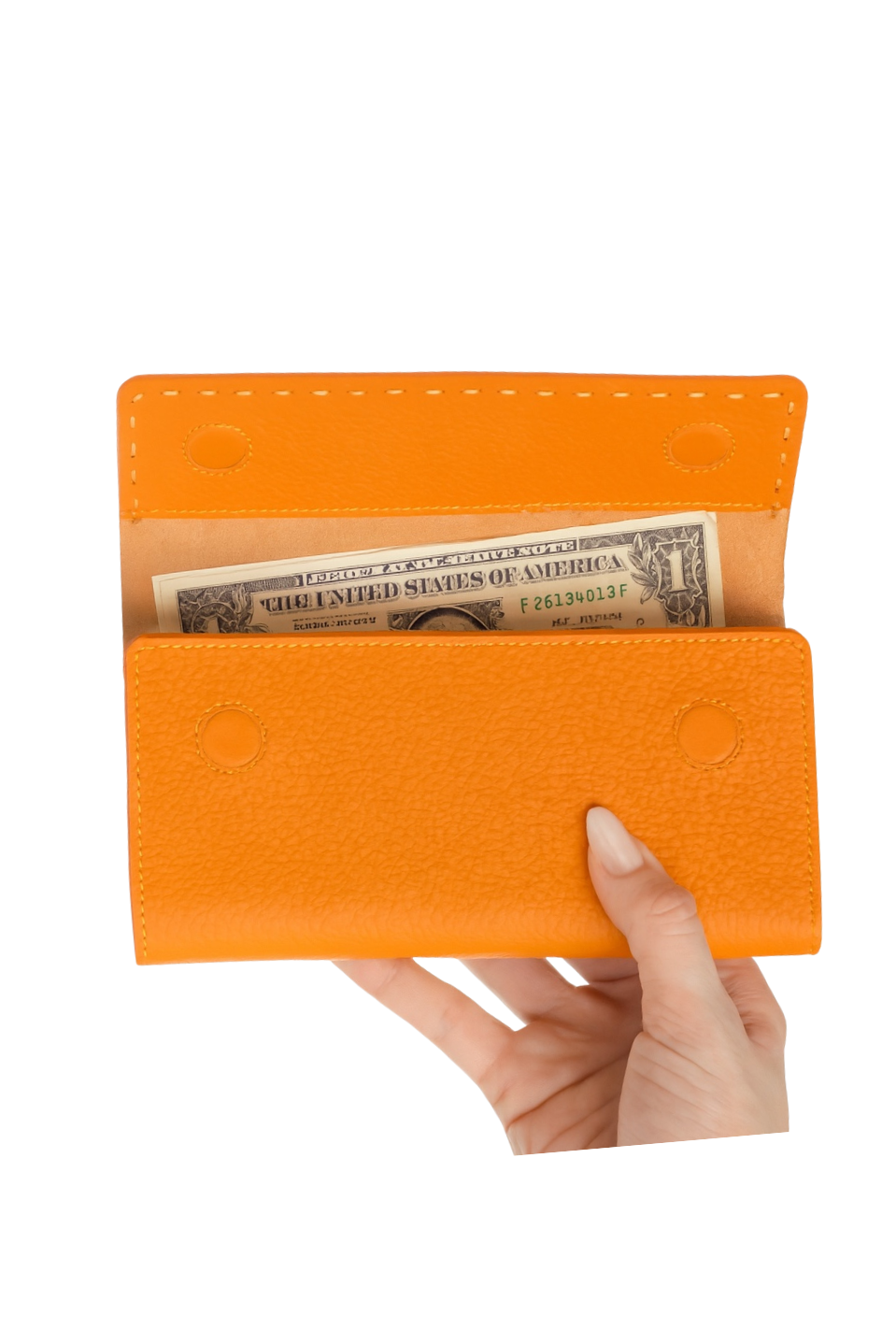 Valencia turuncu telefon cüzdanı