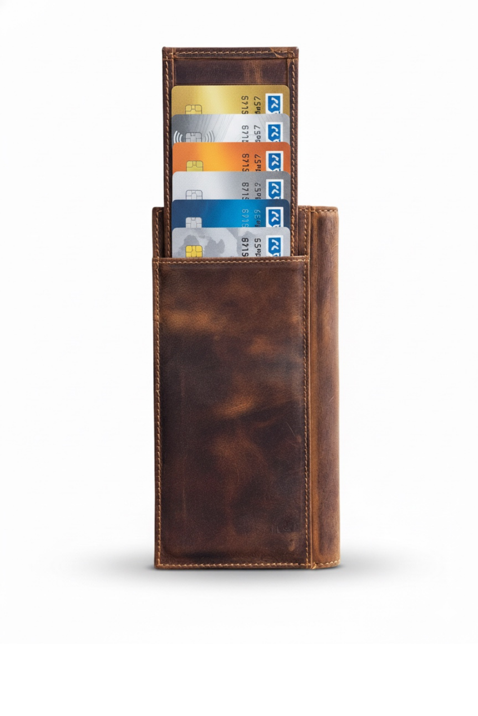 Wilson Crazy Taba Hakiki Deri Telefon Cüzdanı Şık ve Fonksiyonel Deri Cüzdan