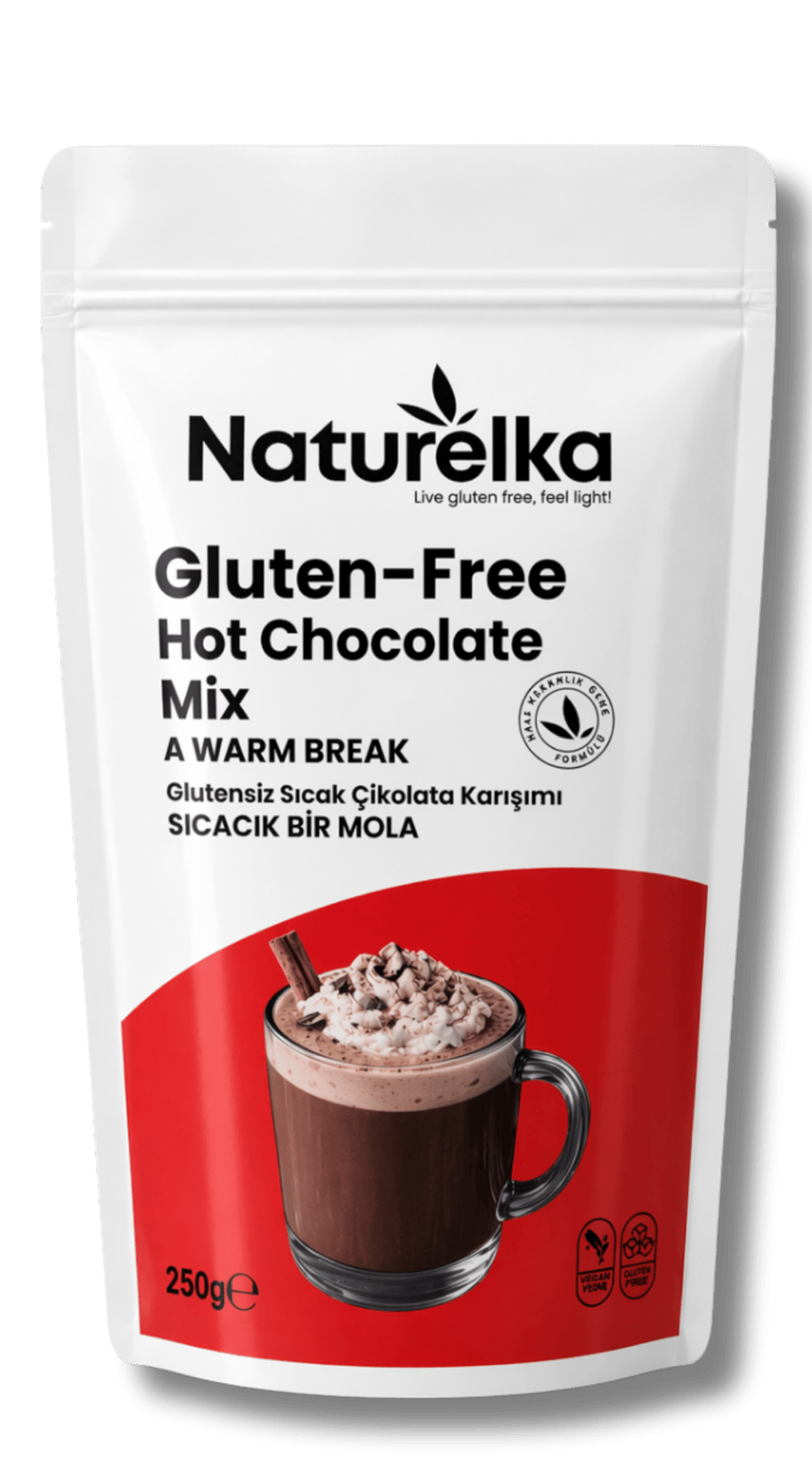 Glutensiz Sıcak Çikolata Karışımı 250 Gr