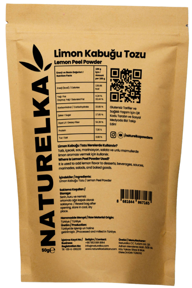 Limon Kabuğu Tozu 90 Gr
