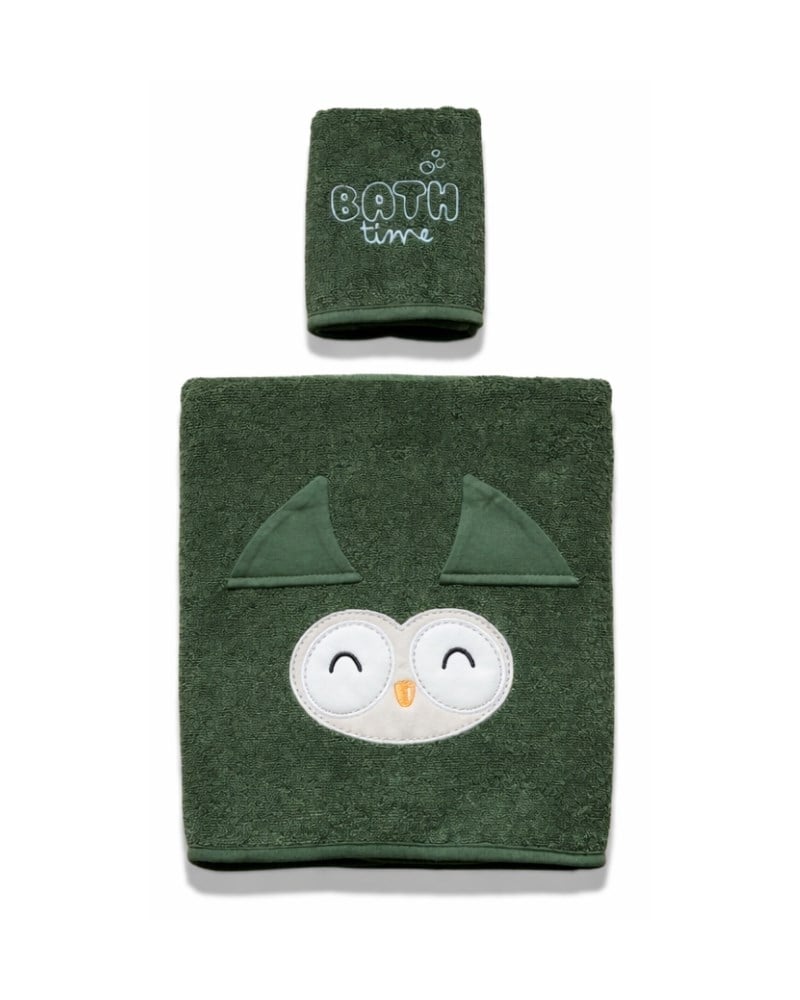 Bebek Banyo Seti Bath Time 3 parça - Yeşil