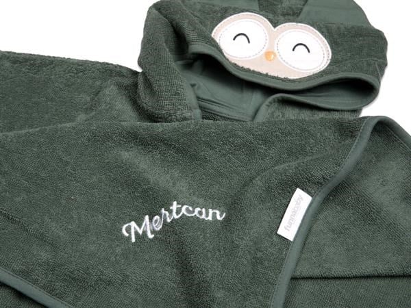 Bebek Pançosu Havlu Bath Time Yeşil 0-2 yaş