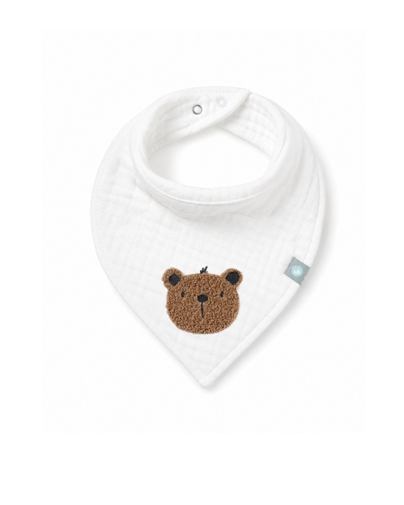 Bebek Tulum Seti Müslin 2li Teddy Beyaz
