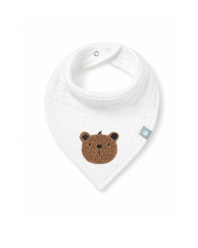 Bebek Tulum Seti Müslin 2li Teddy Beyaz