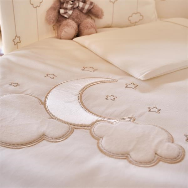 Bebek Uyku Seti 8li Luna Elegant Ekru 60/70 cm