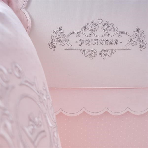 Bebek Uyku Seti 8li Princess Pembe 60/70 cm