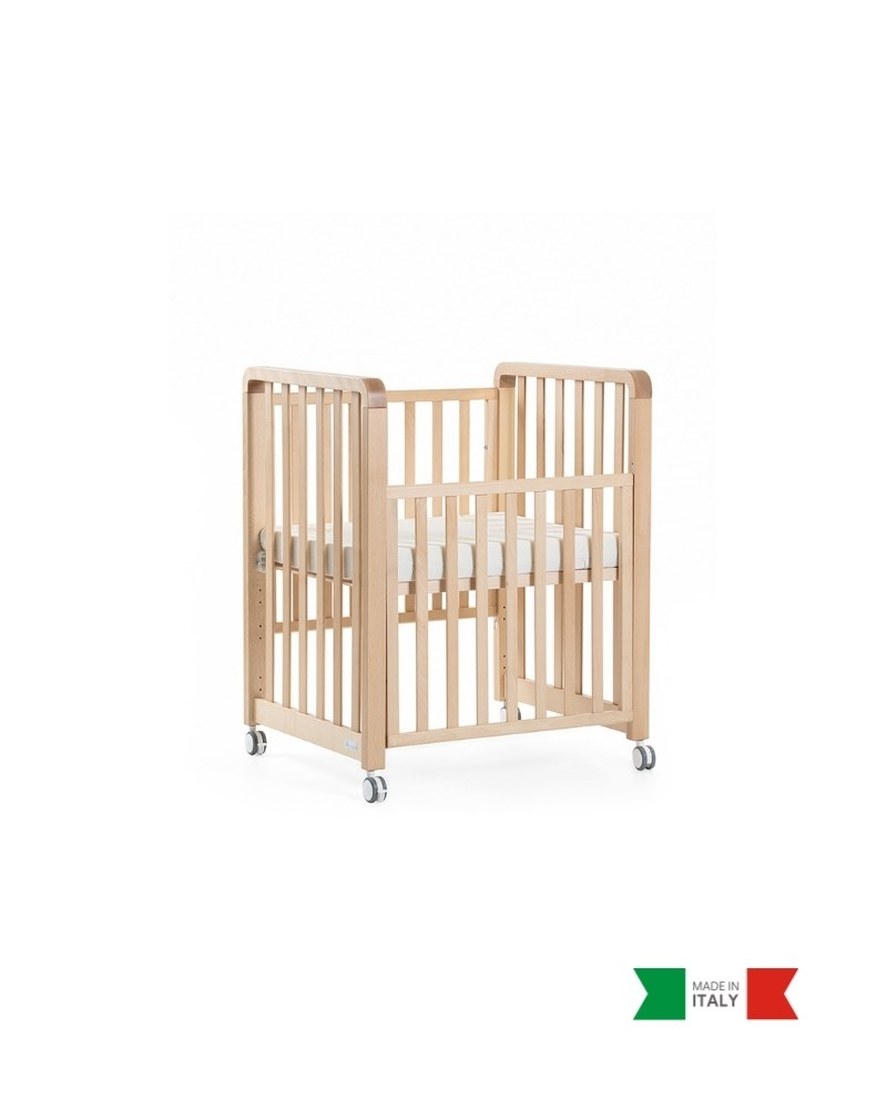 Büyüyen Ahşap Bebek Beşiği İç Yataklı Glam Naturel 71 x 130 cm