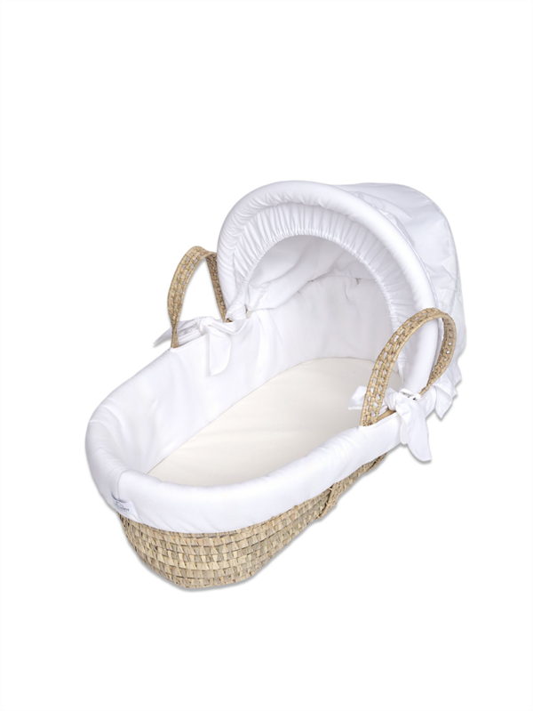 Moses Basket Textiles Set Basic White 85 cm
