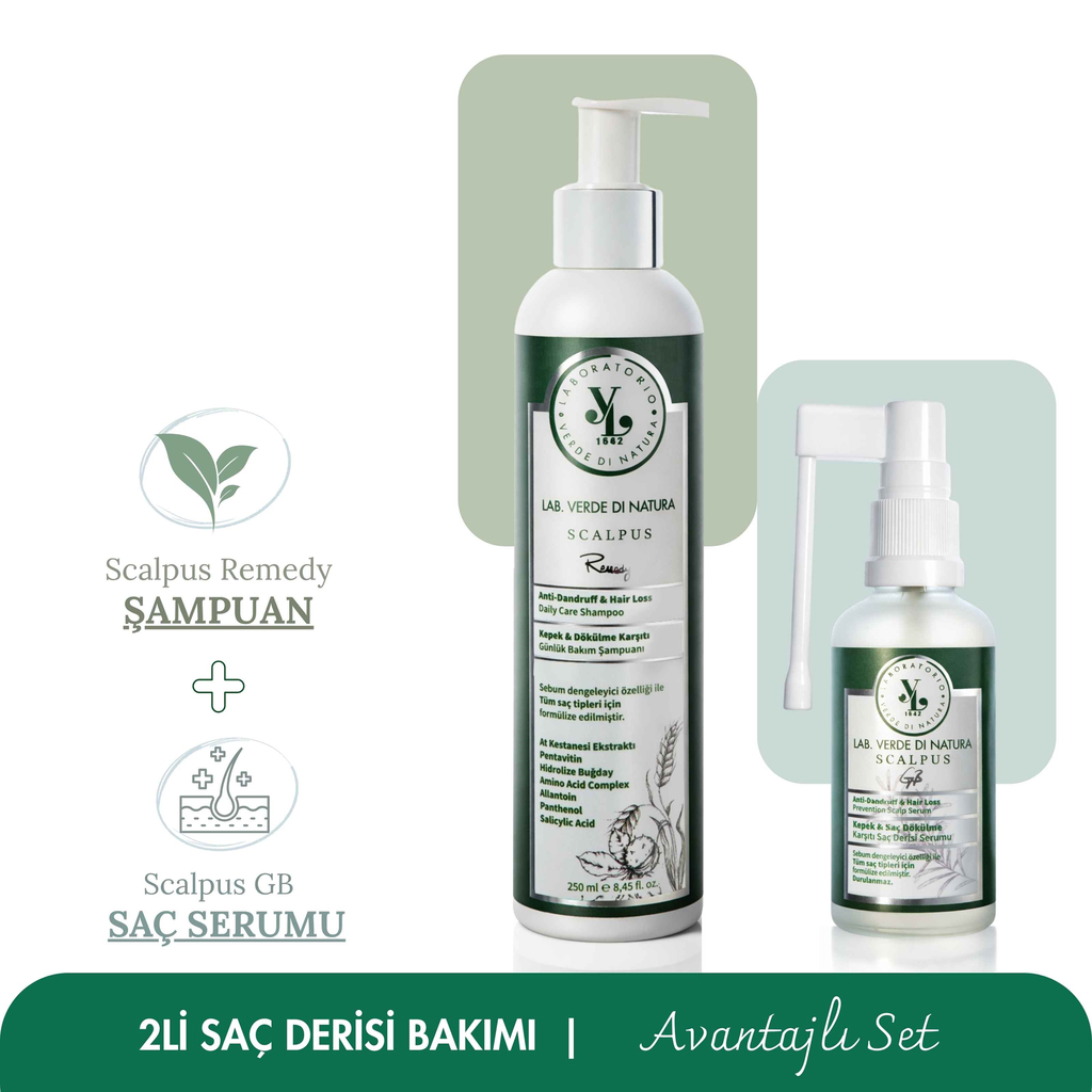 SCALPUS SAÇ SET  Şampuan + Serum
