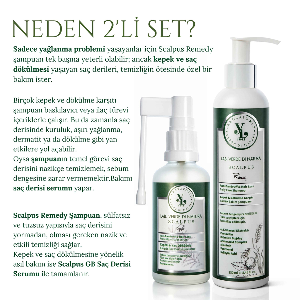SCALPUS SAÇ SET  Şampuan + Serum