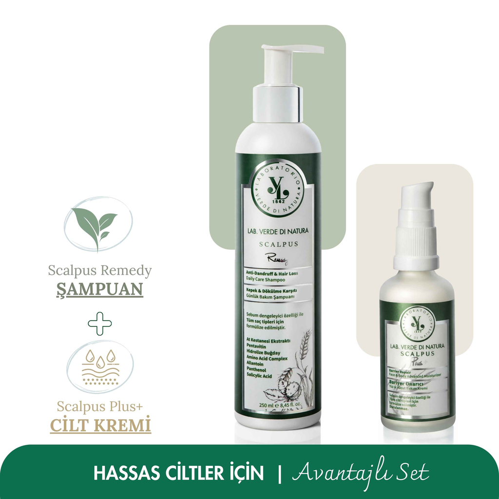 Hassas Cilt Seti | Şampuan + Yüz&Vücut  Kremi
