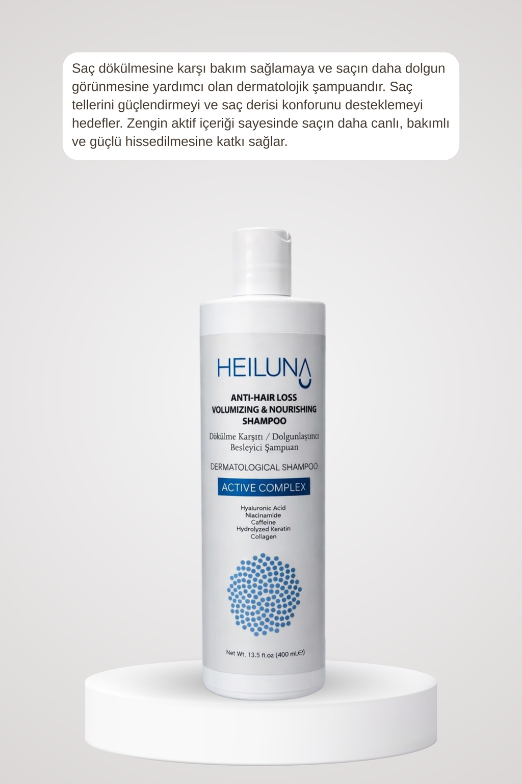 Saç Dökülme Karşıtı Şampuan Kolajen ve Keratin Destekli 400 ml