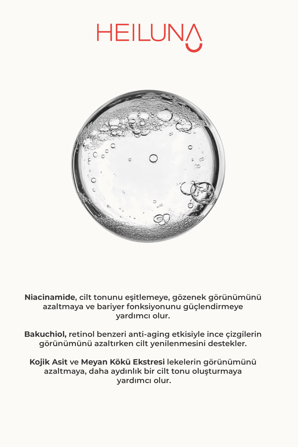 Heiluna Yaşlanma Ve Kırışıklık Karşıtı Serum