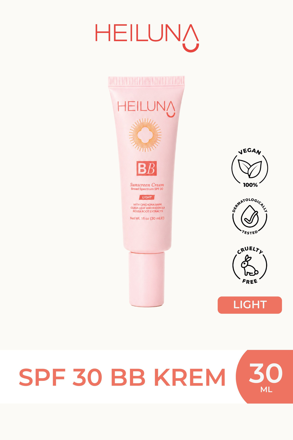 Heiluna Spf 30 Güneş Korumalı Bb Krem Light