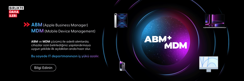 Apple cihaz dağıtımı Apple Business Manager (ABM)