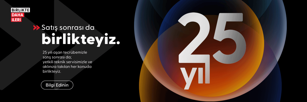 Aynet Teknoloji olarak 25 yılı aşkın tecrübemizle satış sonrası da birlikteyiz.