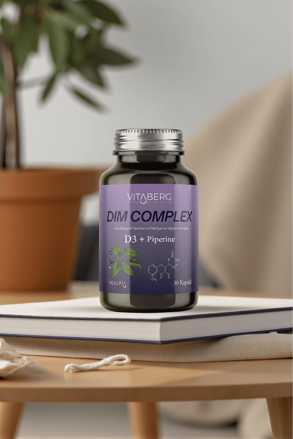 Dim Complex 30 Kapsül – DIM 100 mg, D3 ve Bitkisel Ekstreler İçeren Takviye Edici Gıda