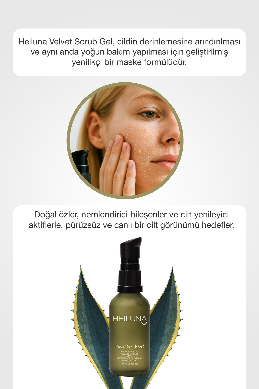 Heiluna Arındırıcı ve Canlandırıcı Scrub Yüz Maskesi