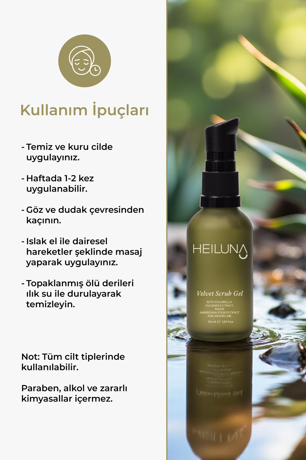 Heiluna Arındırıcı ve Canlandırıcı Scrub Yüz Maskesi