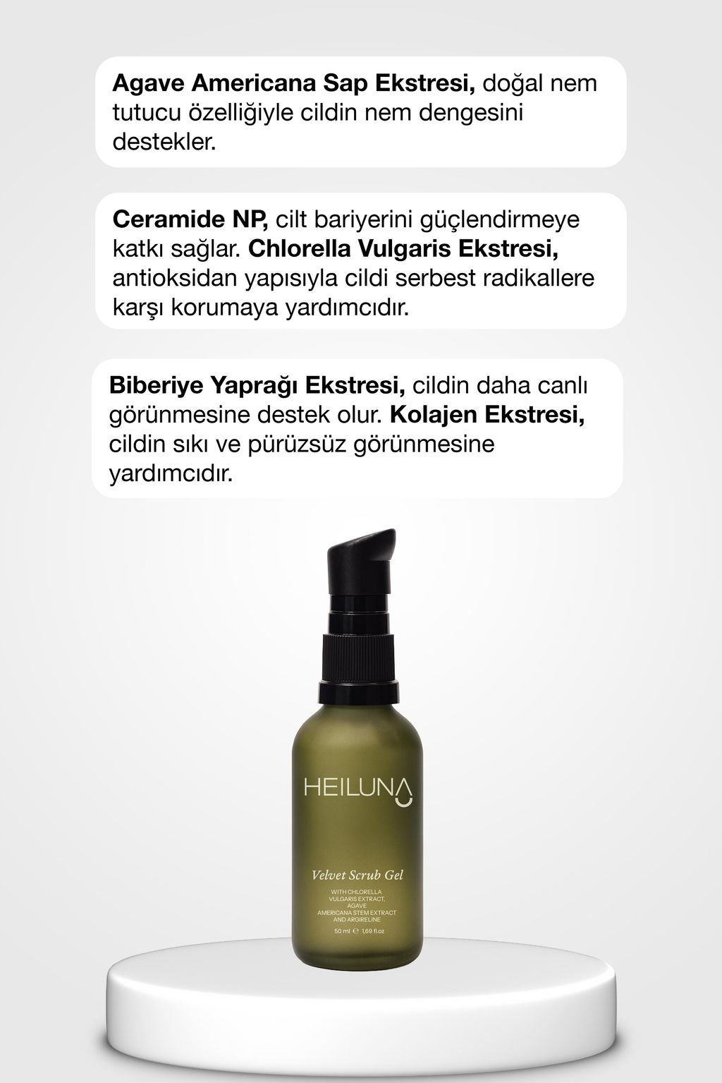 Heiluna Arındırıcı ve Canlandırıcı Scrub Yüz Maskesi