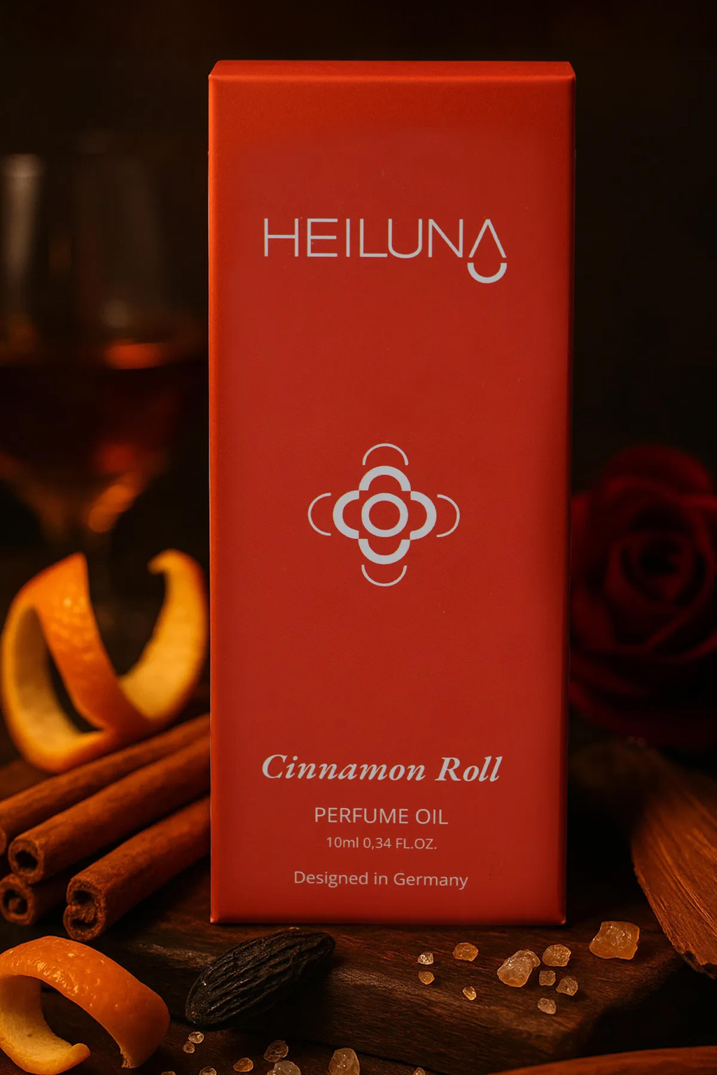 Heiluna Cinnamon Roll | Roll On Unisex Parfüm | Alkolsüz & Doğal Içerikli Kalıcı Koku