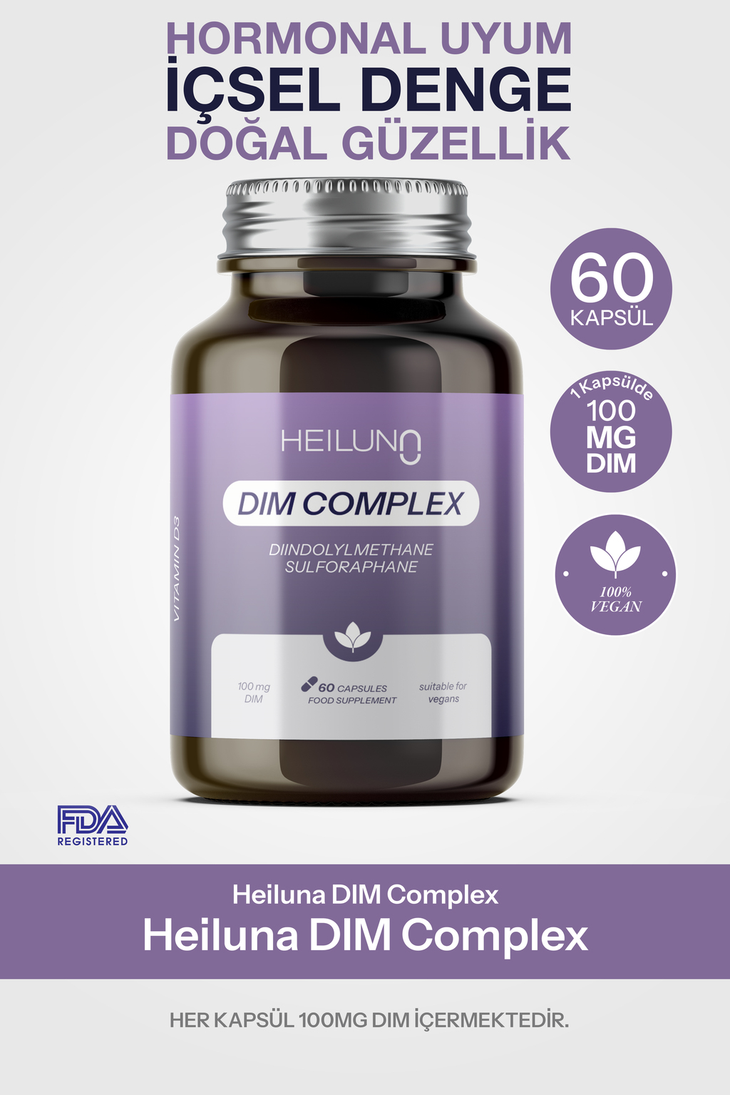 Heiluna Dim Complex | 60 Kapsül | Vegan