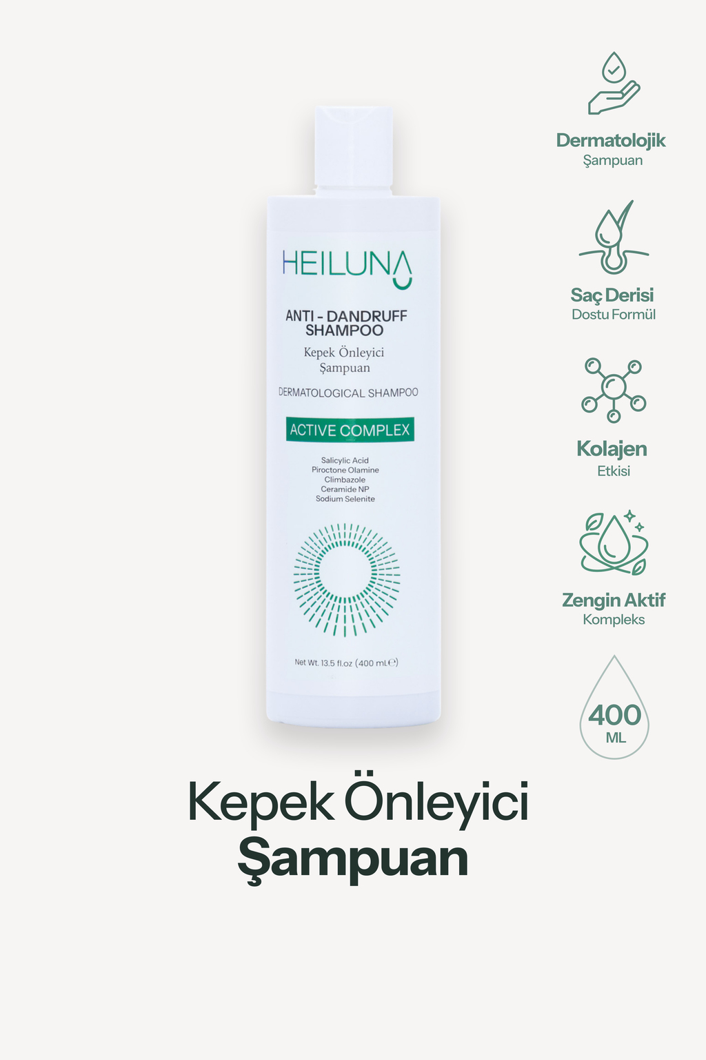 Kepek Önleyici Şampuan Salisilik Asit ve Selenite Destekli 400 ml