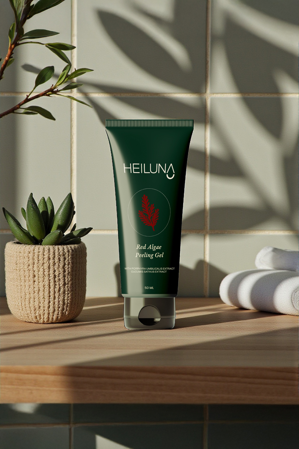 Kırmızı Alg Peeling Jel 50 ml | Aloe Vera ve Salatalık Ekstresi İçeren Nazik Arındırıcı