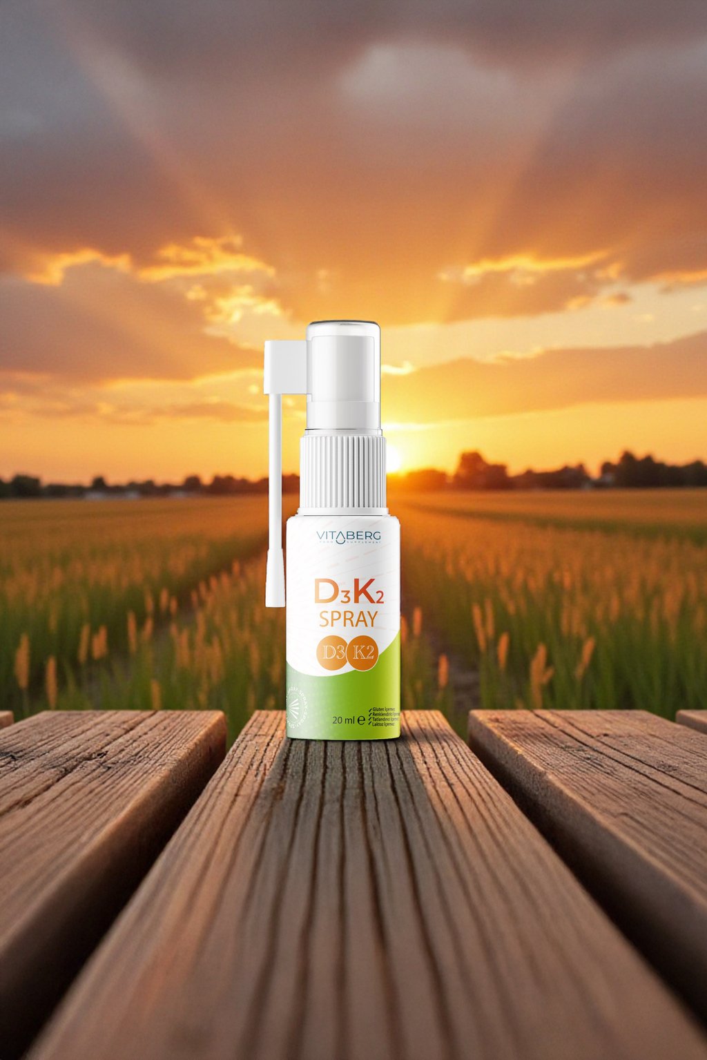 Vitaberg Vitamin D3 K2 Sprey | Günlük Kemik ve Bağışıklık Desteği