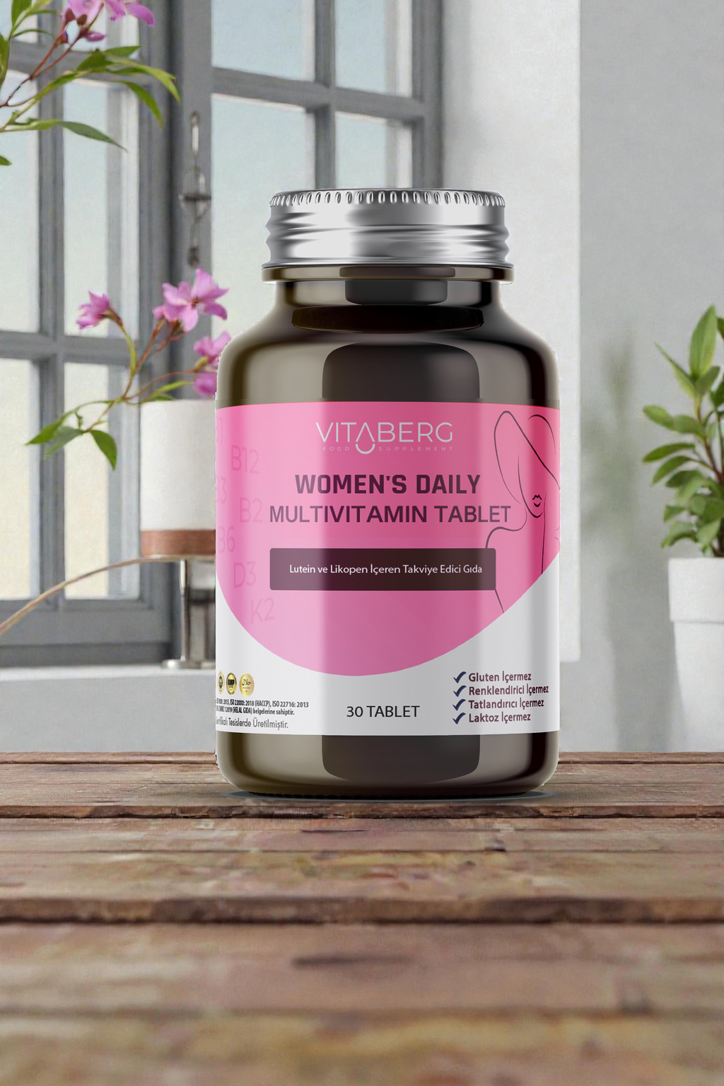 Women’s Daily Multivitamin Tablet | B Vitaminleri, Beta Glukan, Lutein ve Likopen