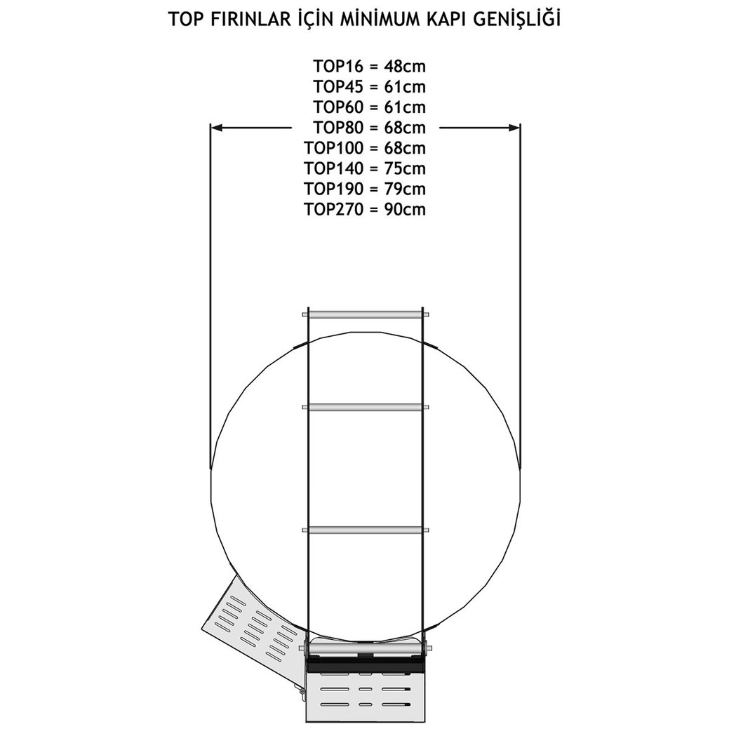 Top 100 Üstten Kapaklı Fırın
