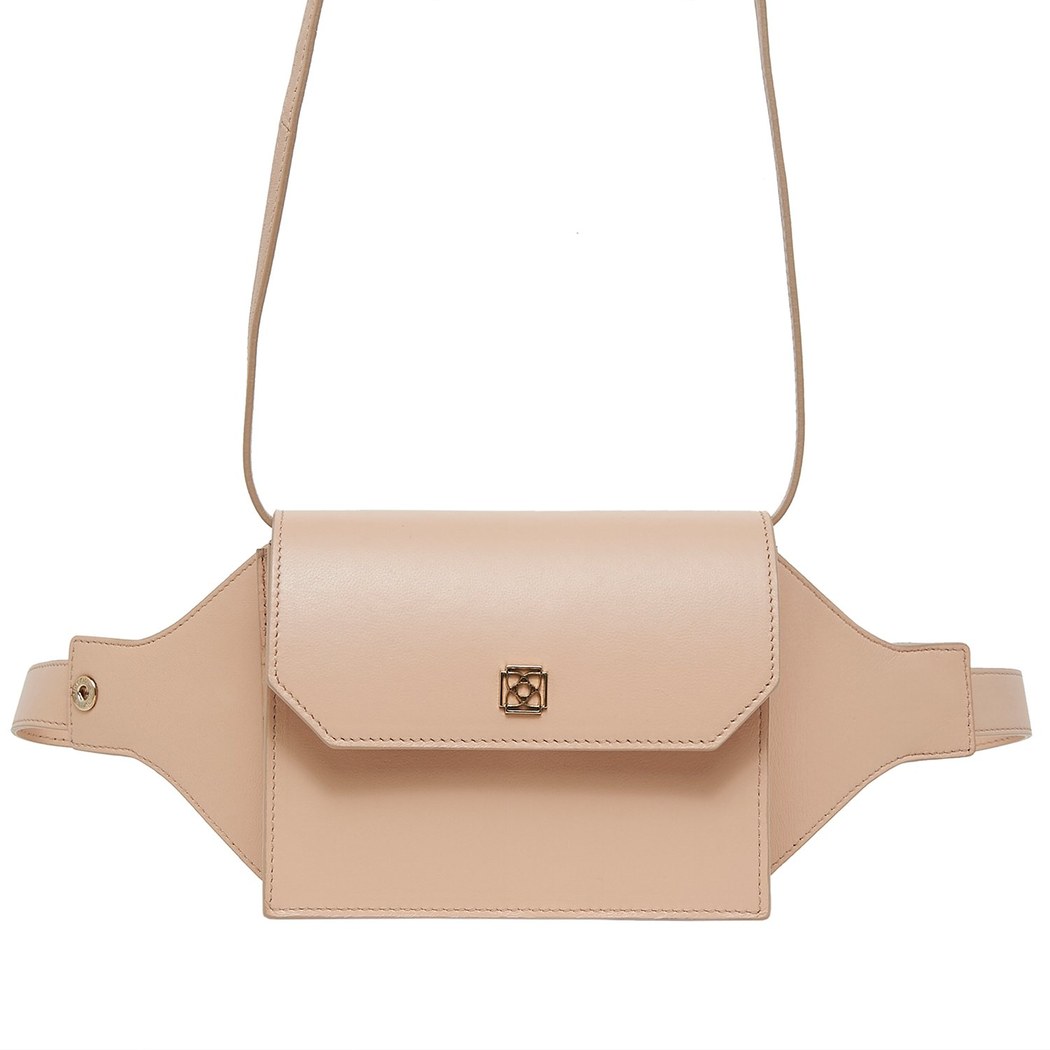 Bej Alsatia Kadın Deri Bel Çantası