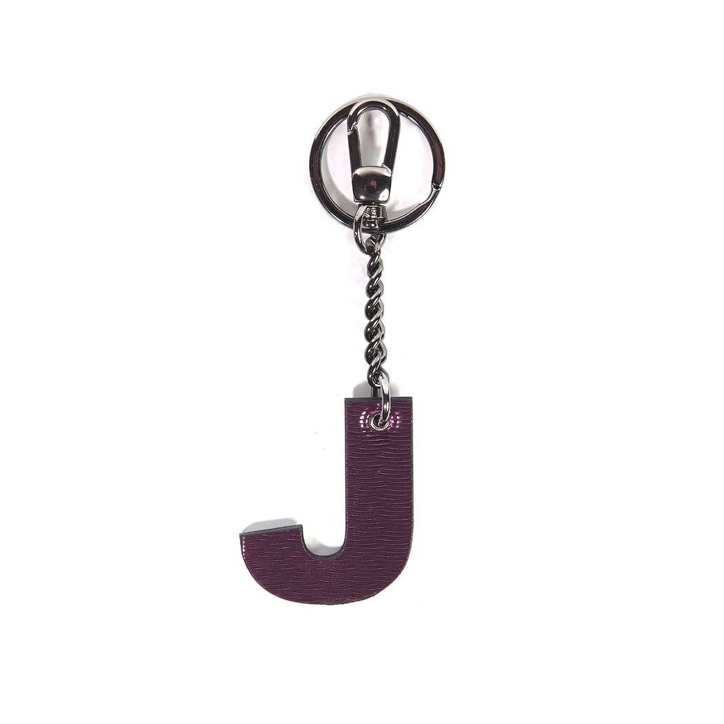 J Harfi Deri Anahtarlık