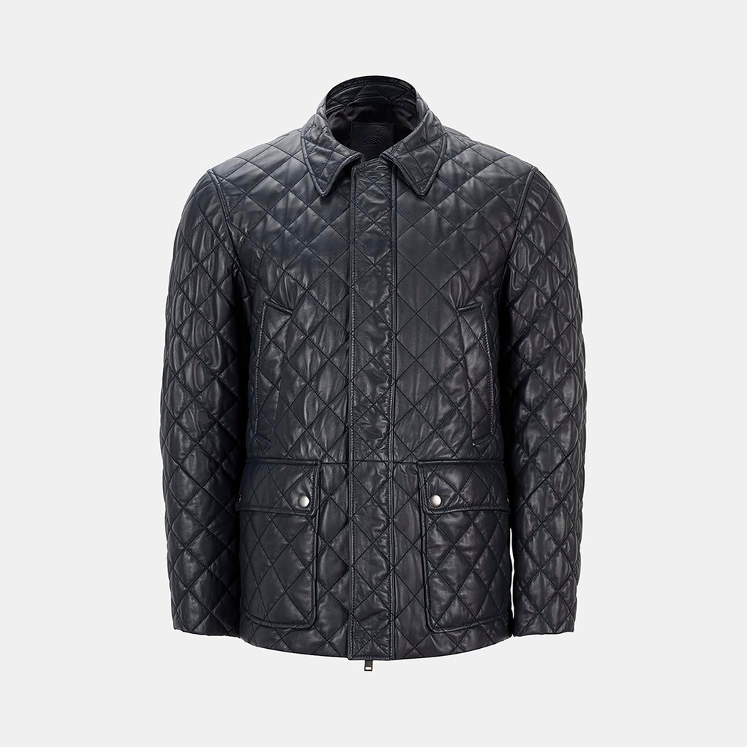 K14998 ERKEK KAPİTONELİ DERİ MONT