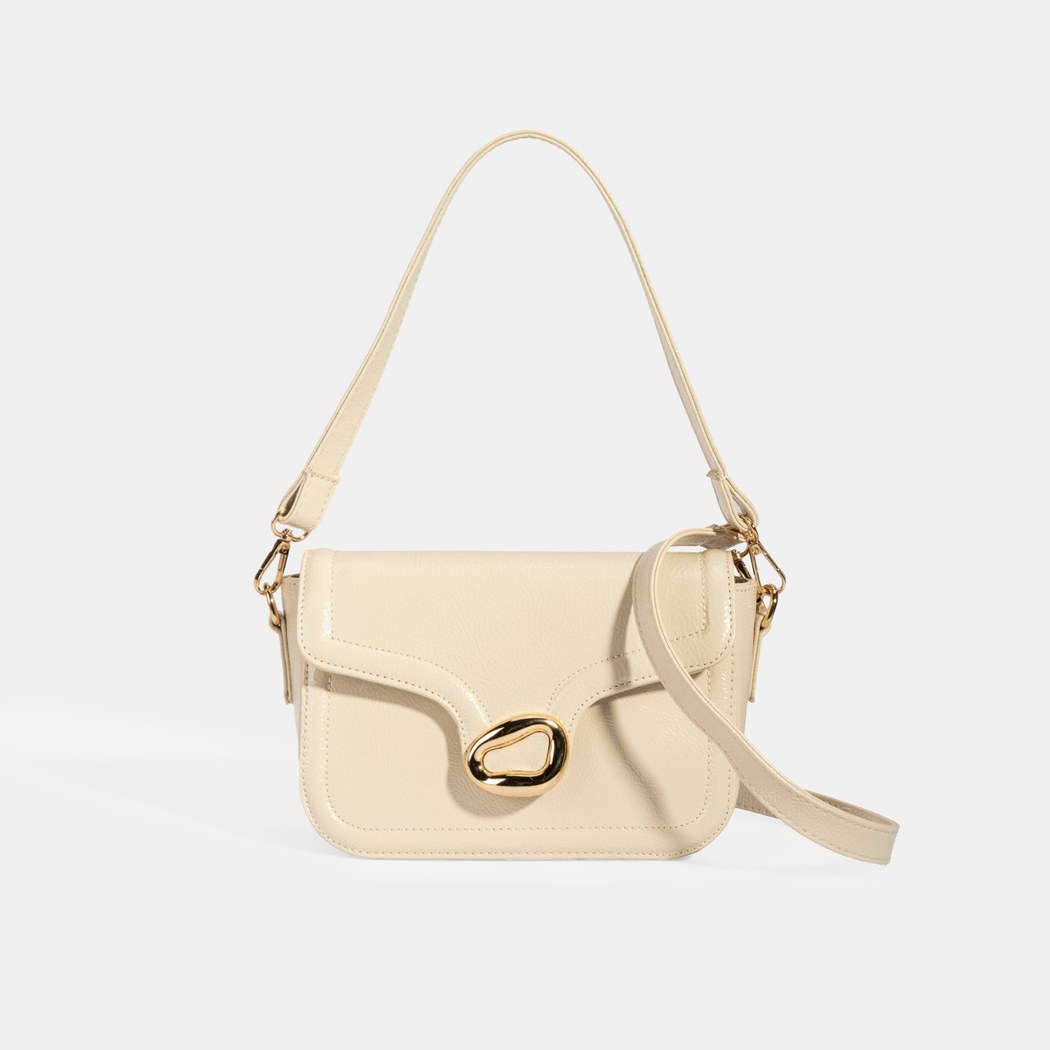 Kadın Krem Postacı Çantası