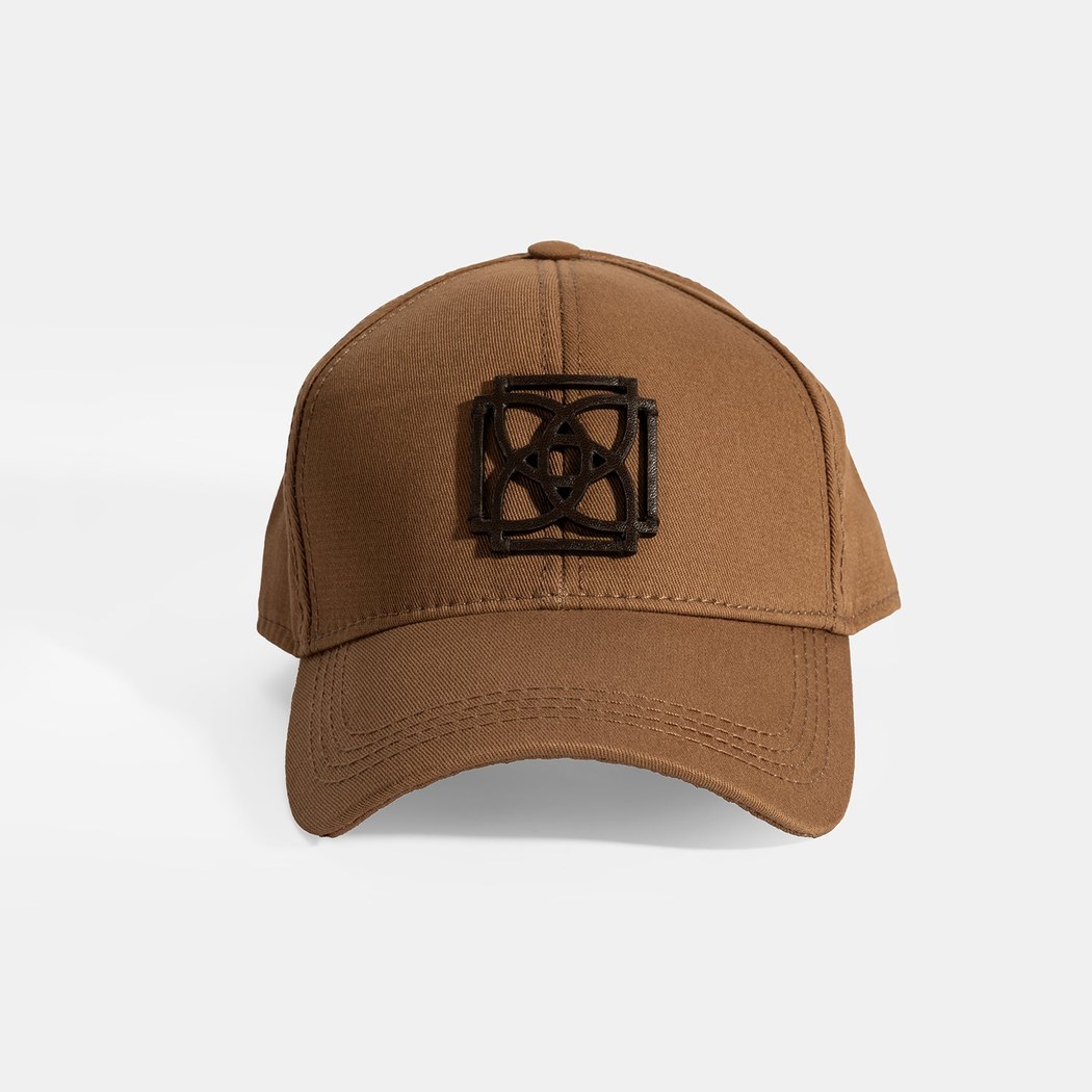 Kahve Baskılı Cap Şapka