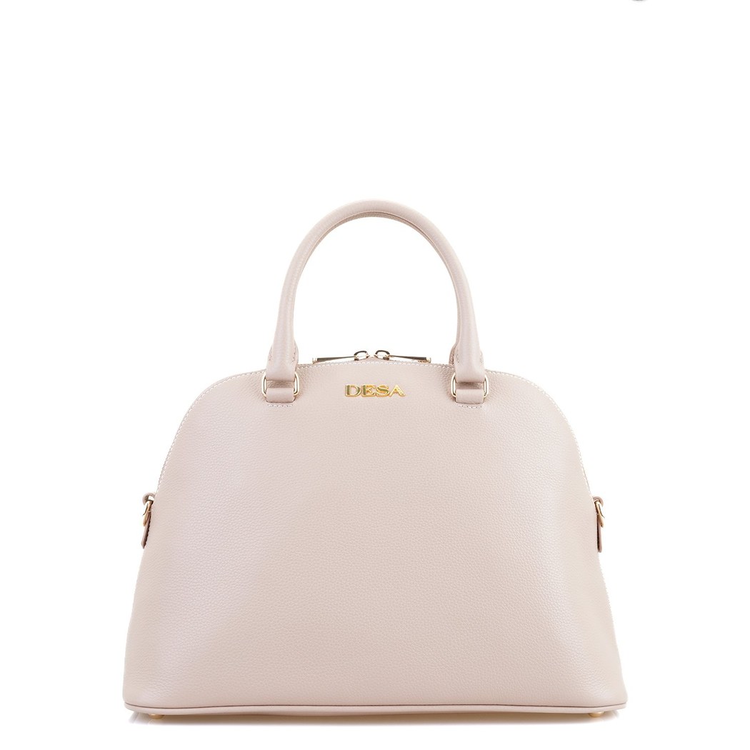 Khushi Krem Kadın Deri El Çantası