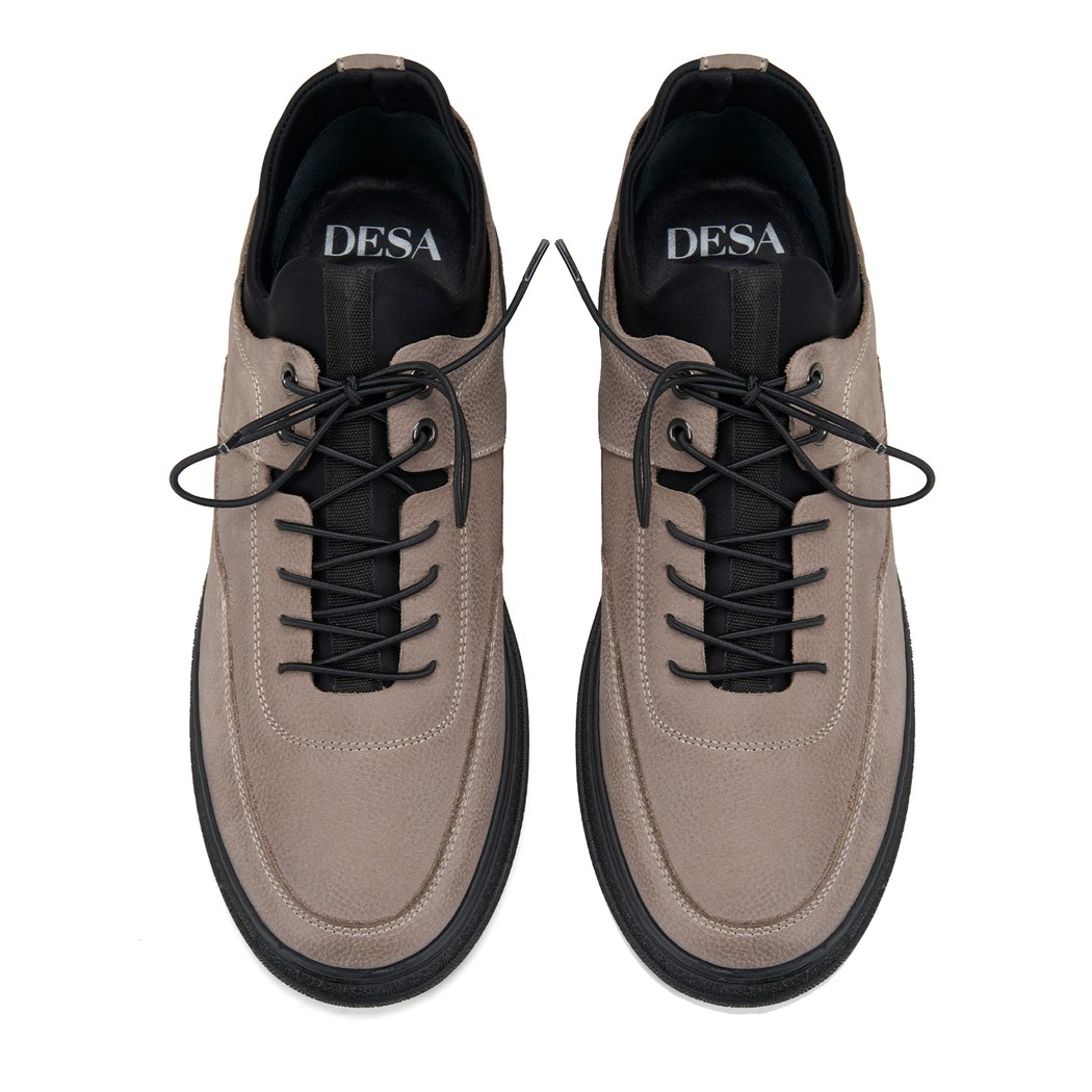 Abdiel Gri Erkek Nubuk Deri Günlük Ayakkabı