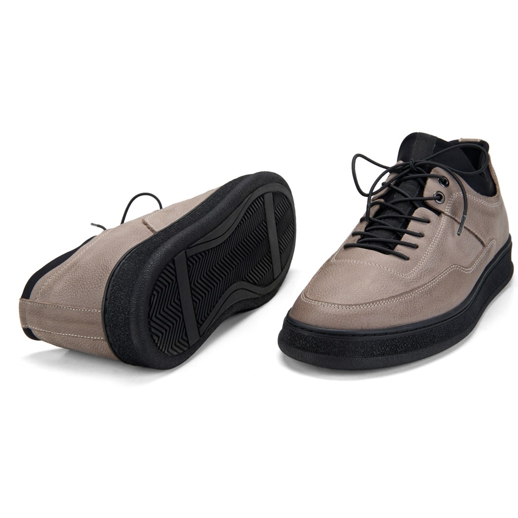 Abdiel Gri Erkek Nubuk Deri Günlük Ayakkabı