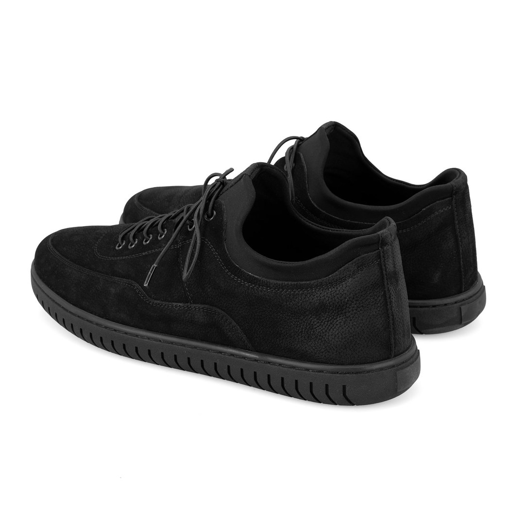 Abdiel Siyah Erkek Nubuk Deri Günlük Ayakkabı