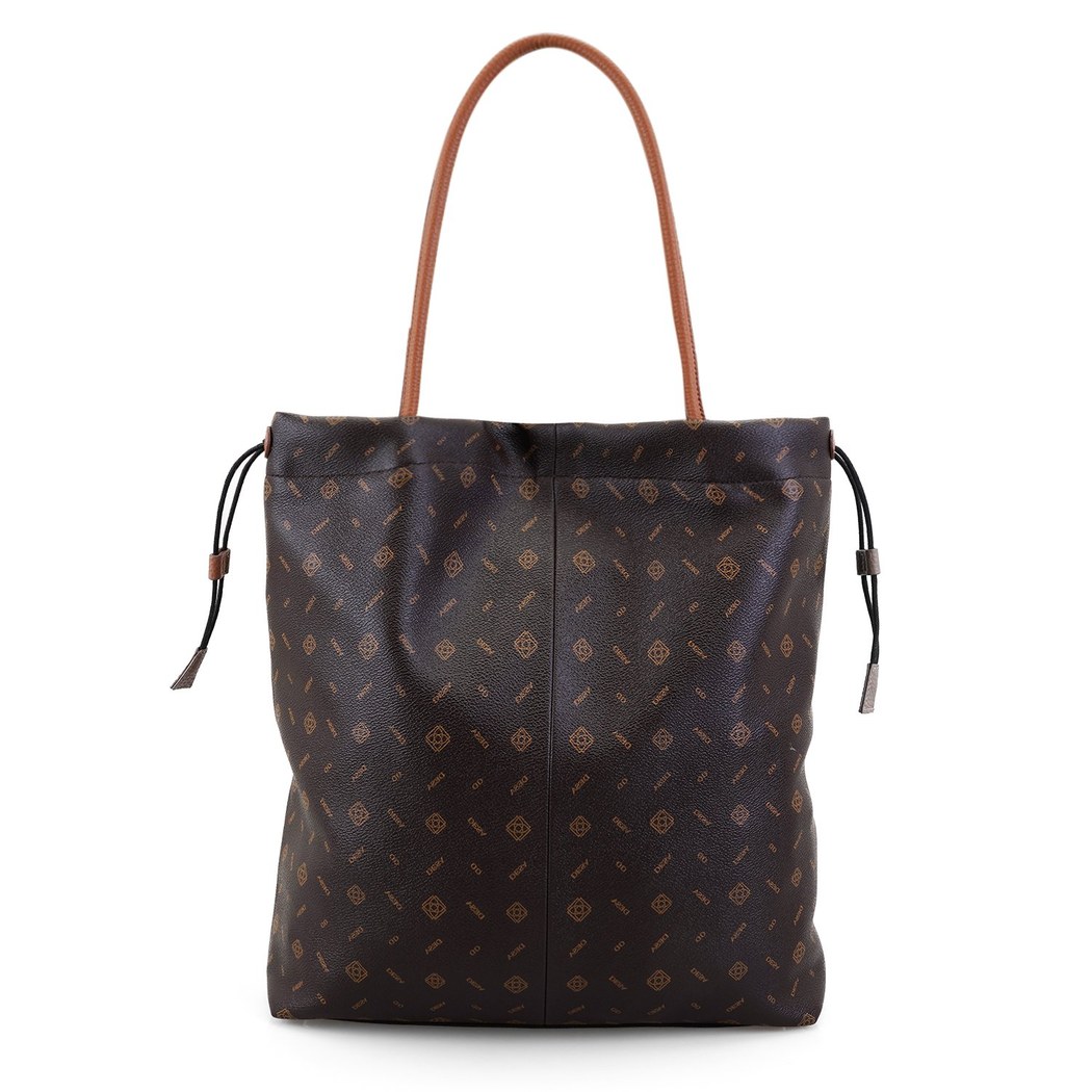 Abelard Kahve Kadın Monogram El Çantası