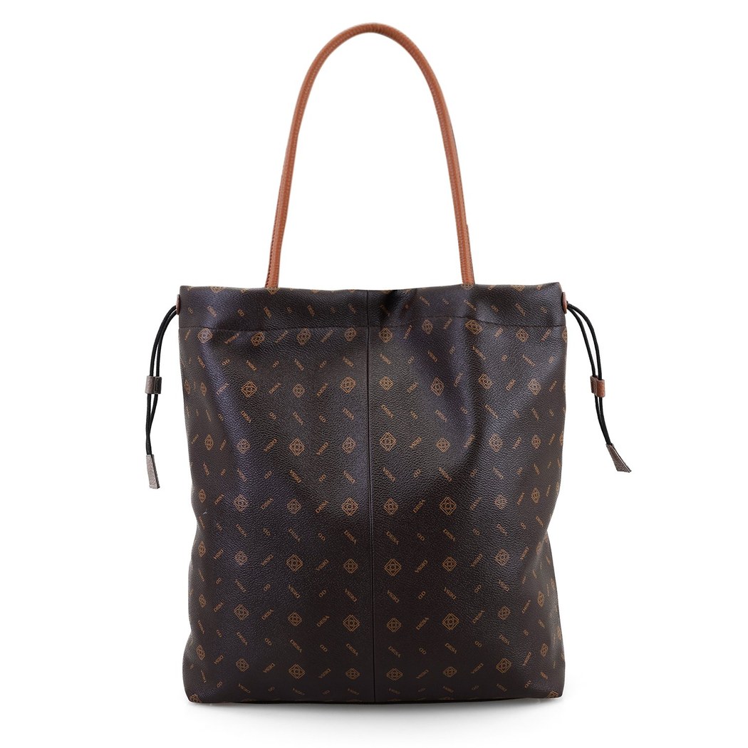 Abelard Kahve Kadın Monogram El Çantası