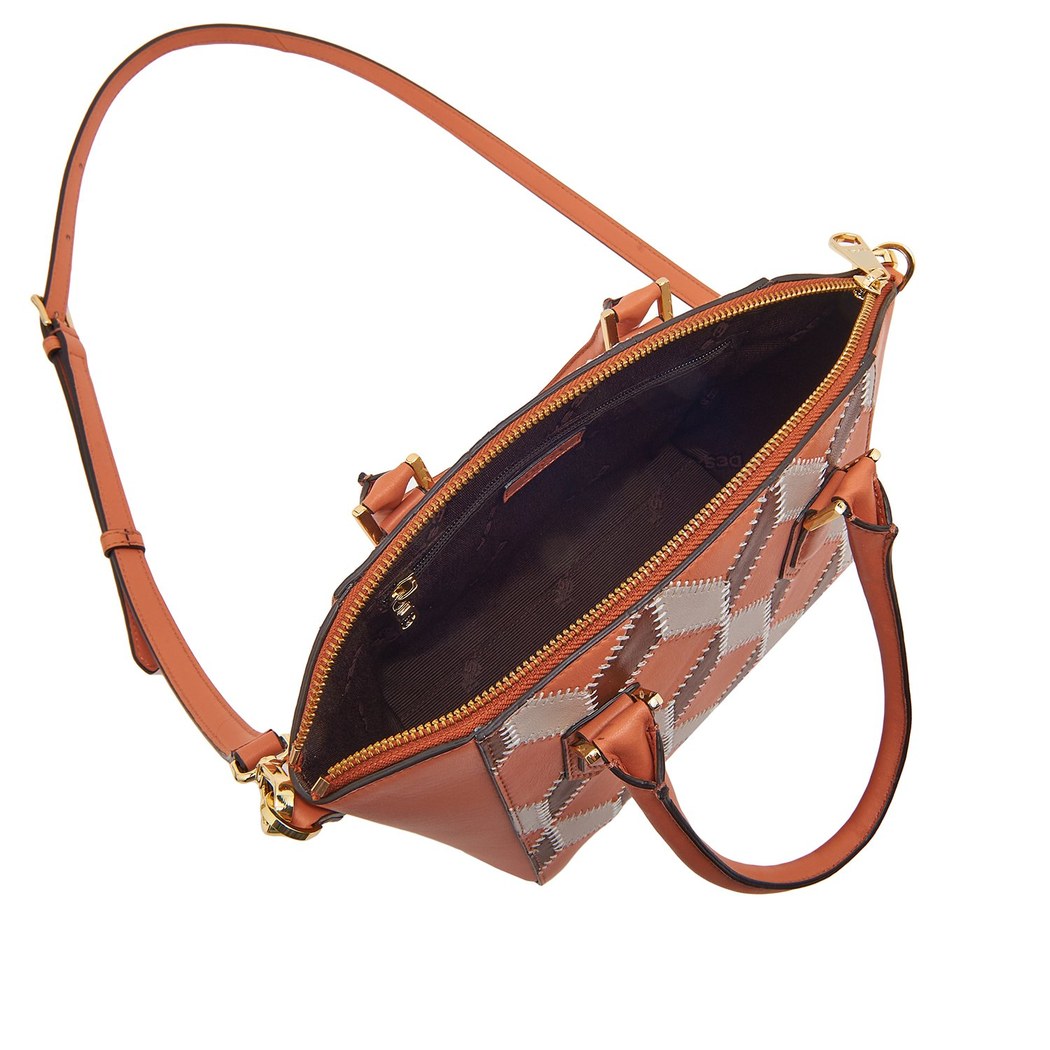 Abend Kadın Patchwork Deri Omuz Askılı Çanta