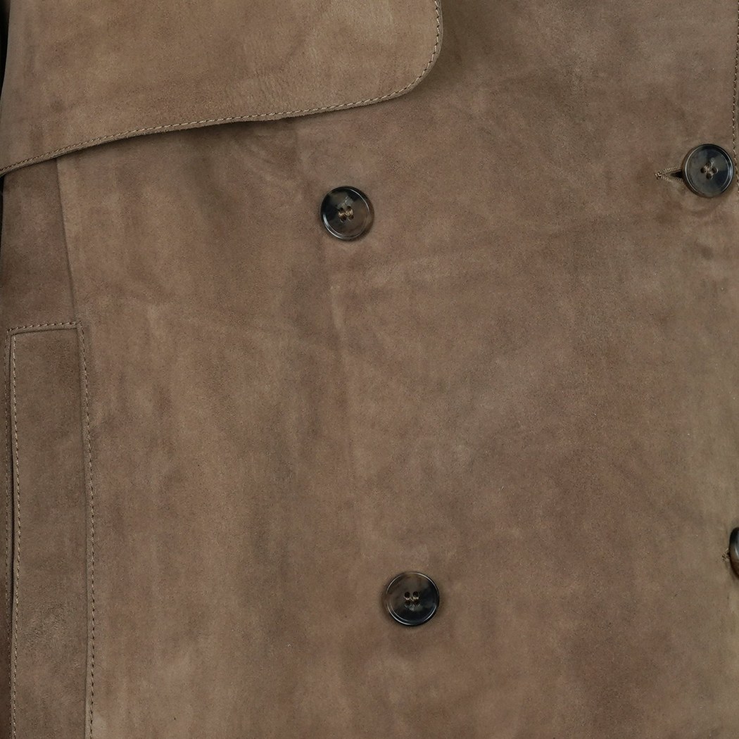 Abree Yeşil Kadın Süet Deri Ceket