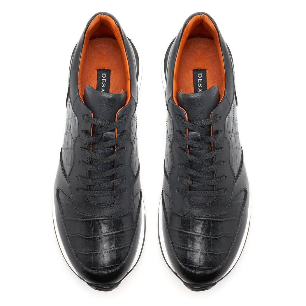 Ackerman Siyah Erkek Deri Spor Ayakkabı