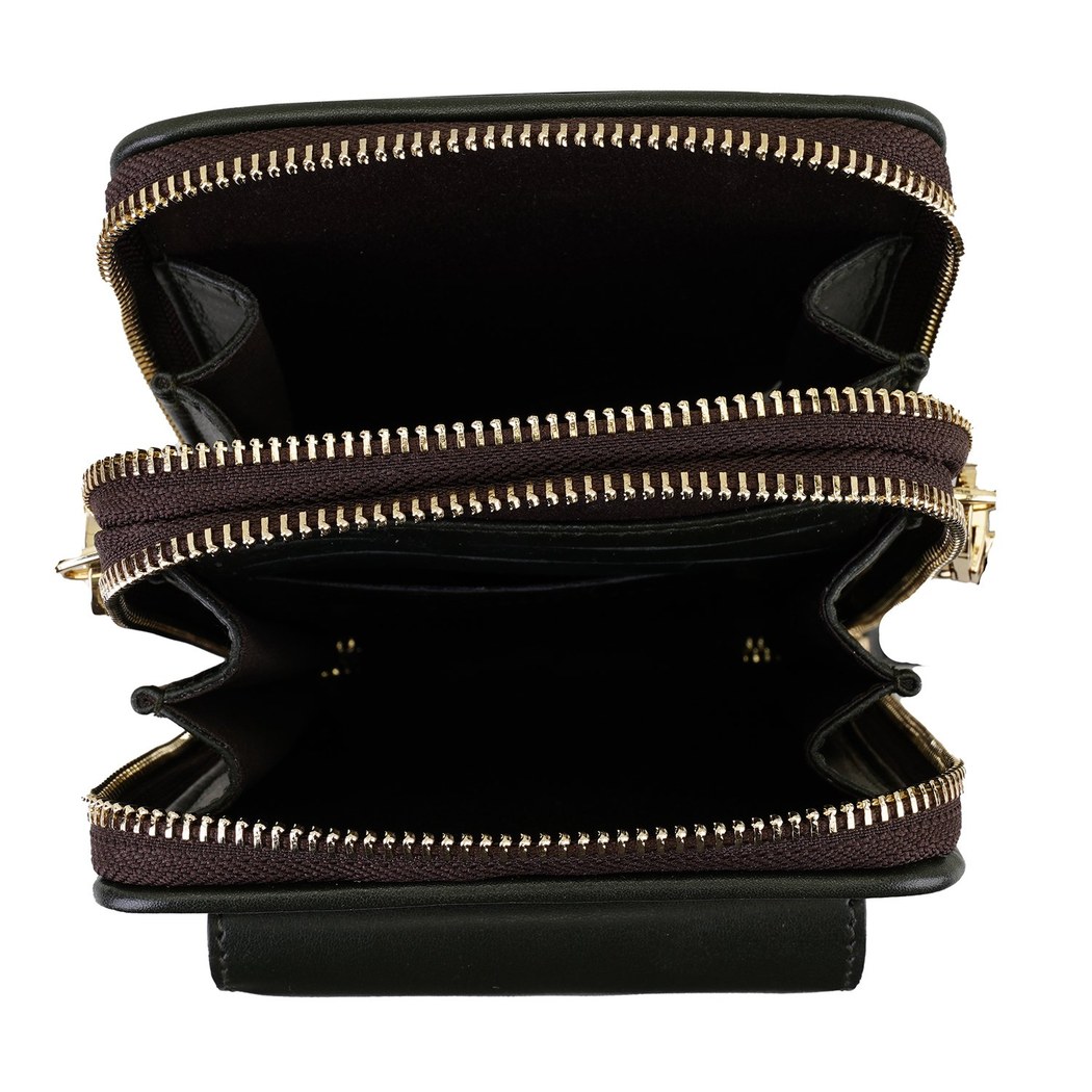 Adale Yeşil Kadın Monogram Telefon Çantası