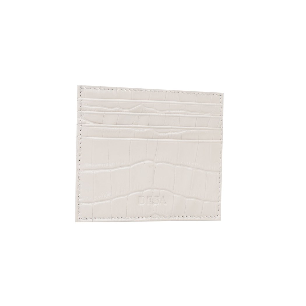 Addys Beyaz Kadın Deri Kartlık